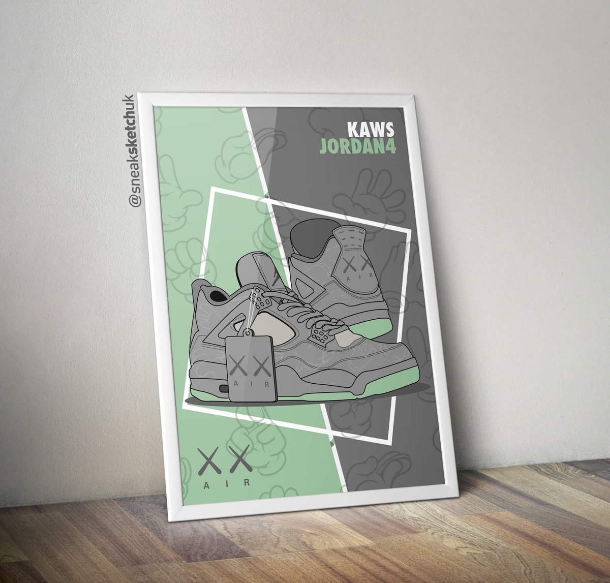 Kaws 4 green shop