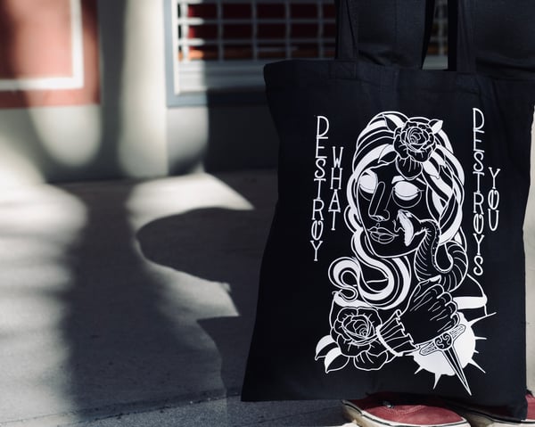 Image of Destroy Tote Bag