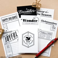 Image 2 of December Days Journaling Cards (Digital)