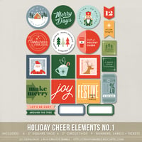 Image 1 of Holiday Cheer Elements No.1 (Digital)