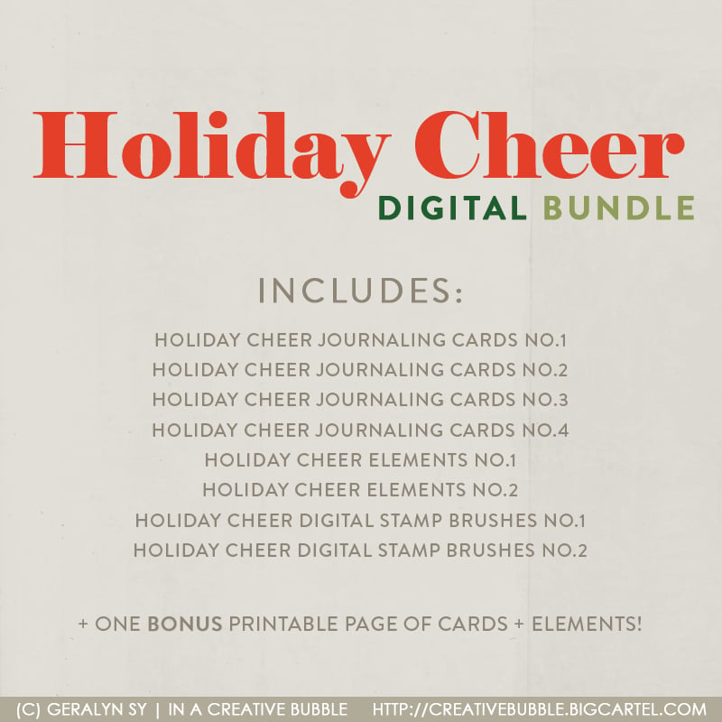 Download Holiday Cheer Bundle (Digital) | In a Creative Bubble