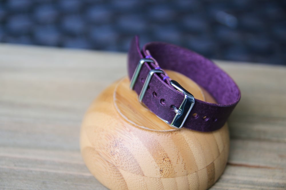 Image of One Piece Watch Strap in Purple Badalassi Carlo Pueblo