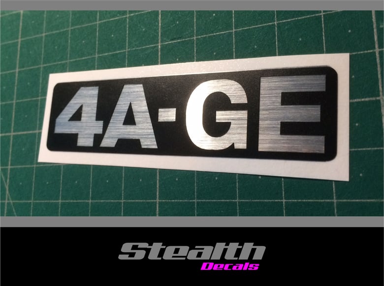 Image of AE86 4A-GE Timing belt cover replacement sticker