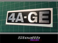 Image 1 of AE86 4A-GE Timing belt cover replacement sticker