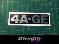 Image 2 of AE86 4A-GE Timing belt cover replacement sticker