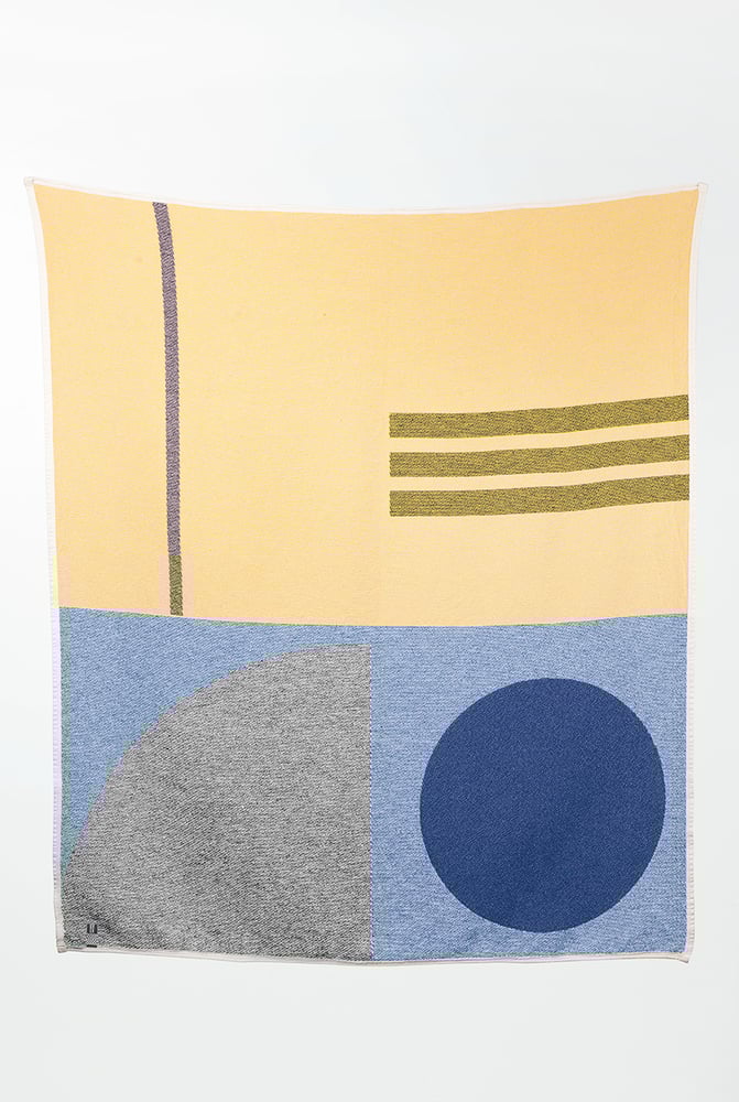 Image of Bauhaused 5 Cotton Blanket by ZigZag Zurich