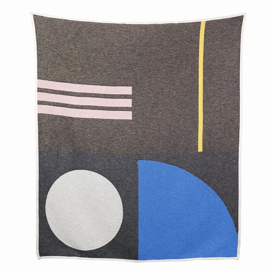 Image of Bauhaused 5 Cotton Blanket by ZigZag Zurich
