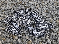 Image 3 of MUSK Black Sticker