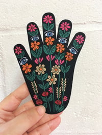 Image 1 of Floral Hand Iron on Patch 