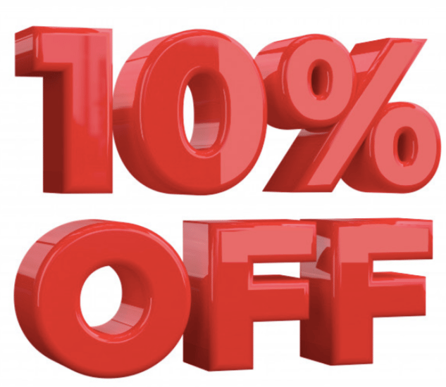Image of 10% OFF Any purchase