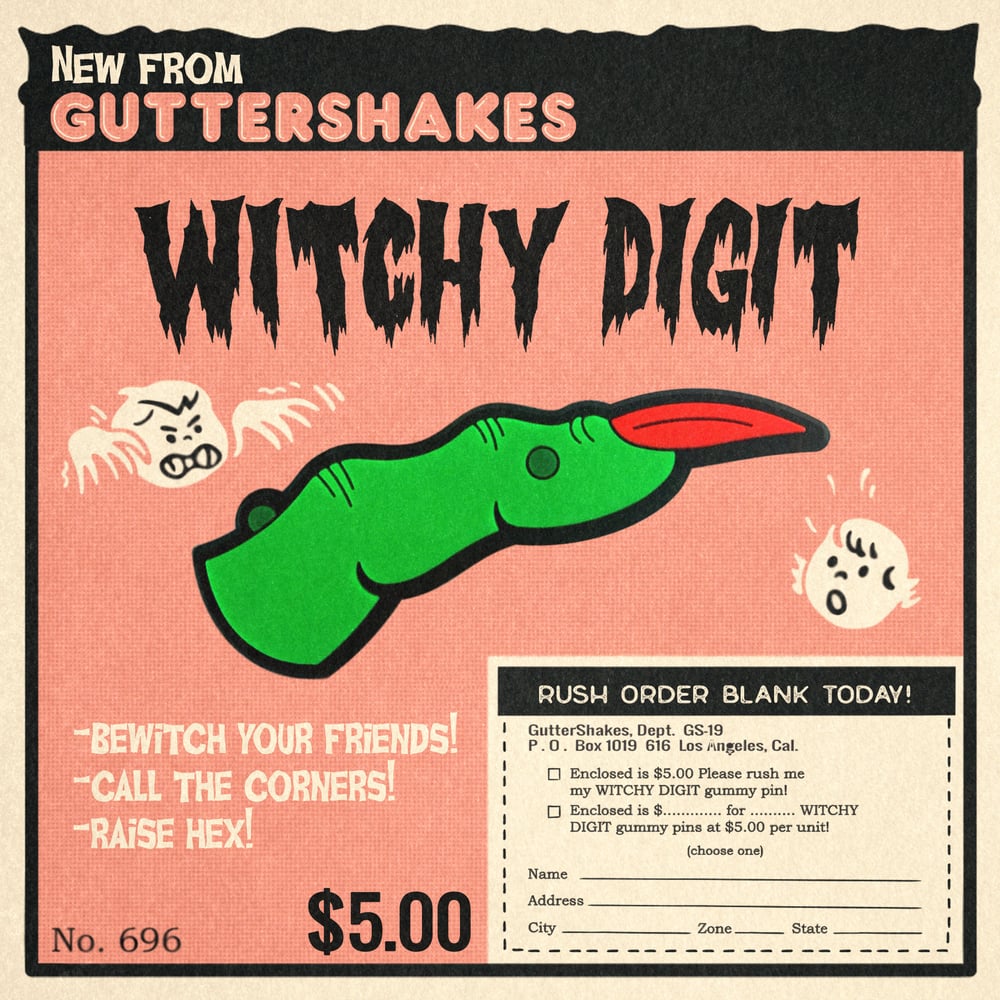 Image of Witchy Digit Gummy Pin