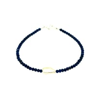 Image 2 of Firenze Bracelet - Lapis Lazuli Cultured Freshwater Pearl