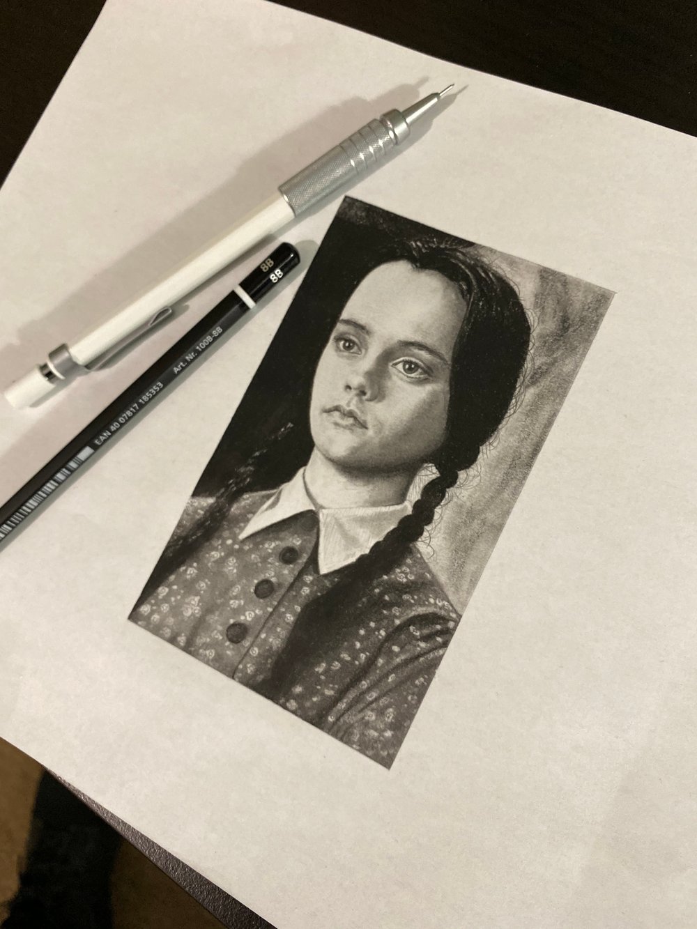 Image of Wednesday Addams Mini Portrait