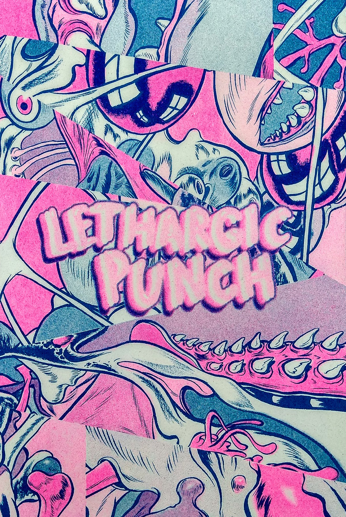 Image of "Lethargic Punch" Risograph Book
