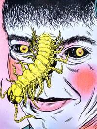 Image 2 of "Centipede Nose" Riso Print (Four Colours)