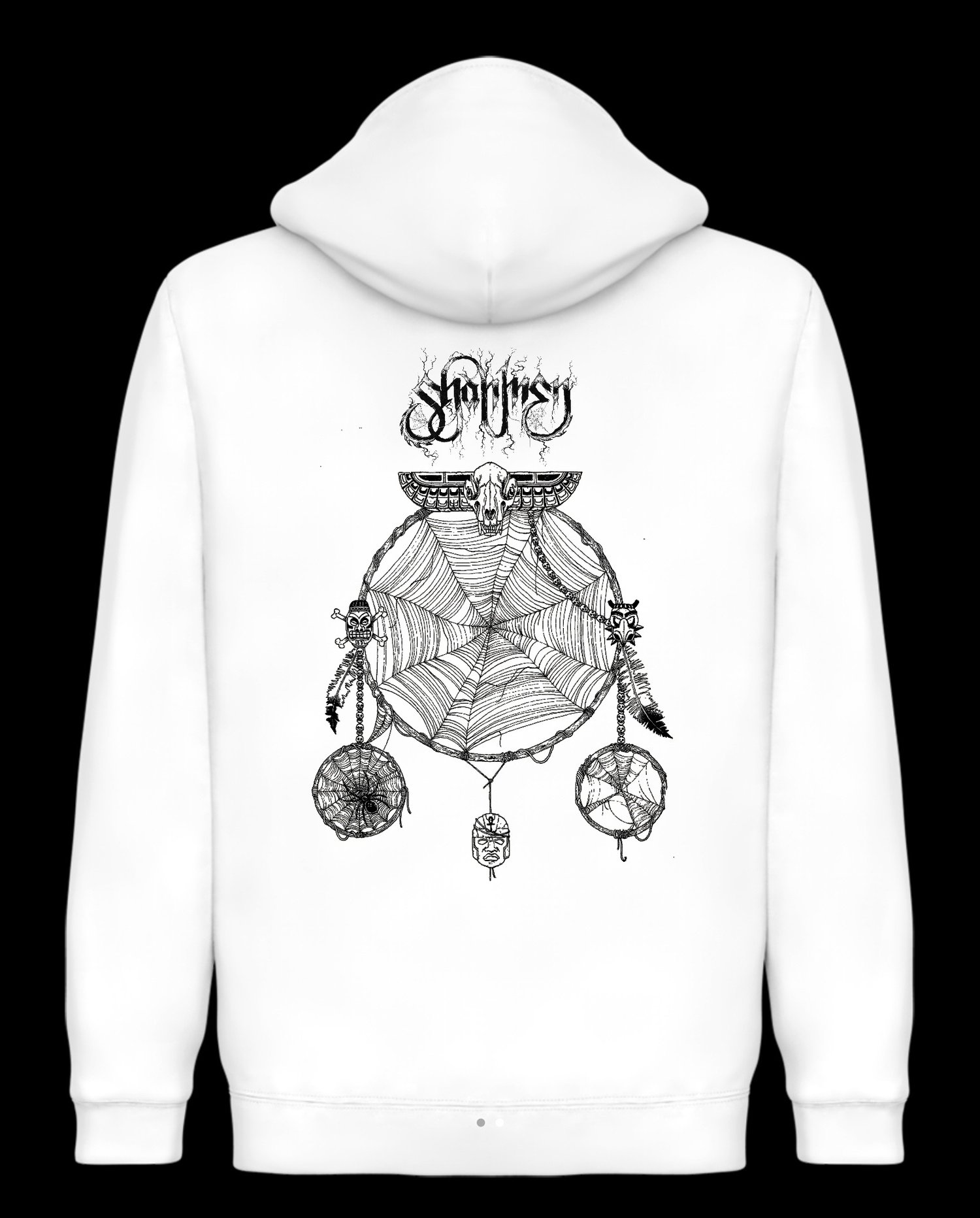 Image of BAD DREAM CATCHER Hoodie - white