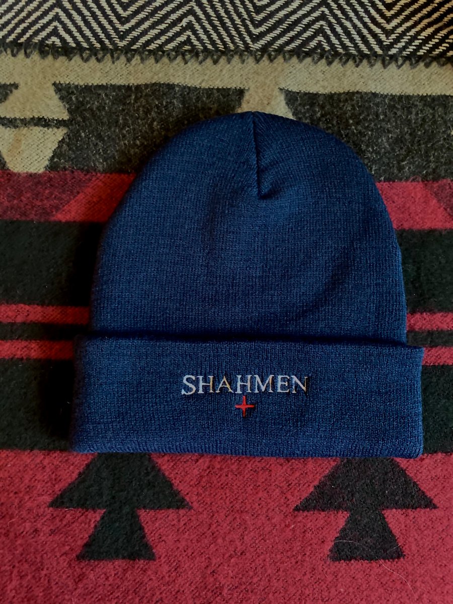 Image of Red Cross Beanie - dark blue