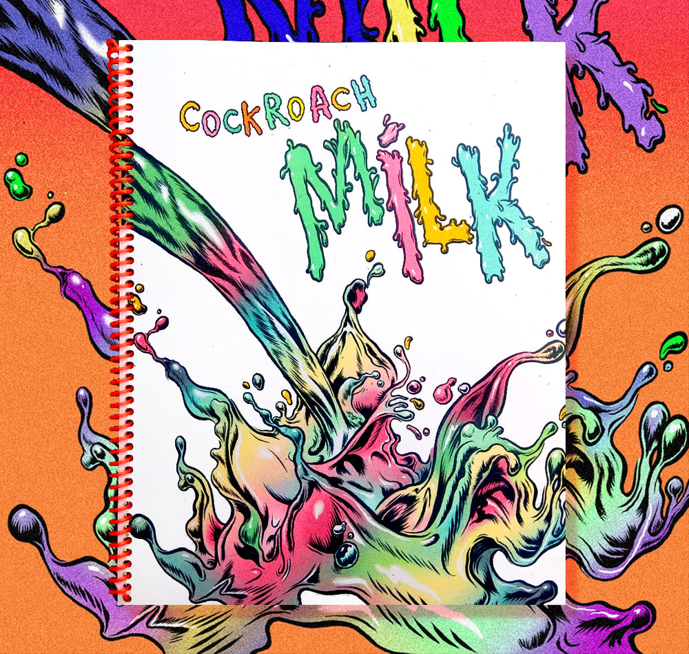 Image of "Cockroach Milk" Risograph Book