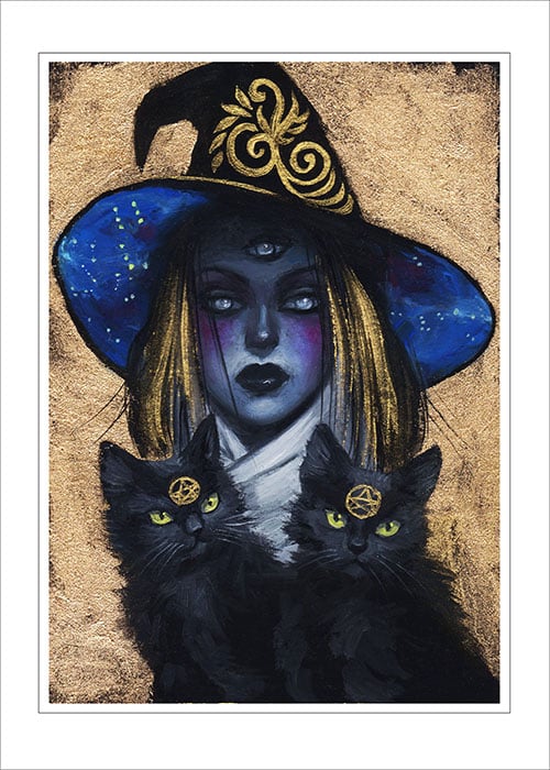 Image of "Cat Coven" Limited edition print