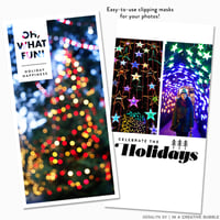 Image 2 of 4.25x8.25 Remember December Layered Photo Templates
