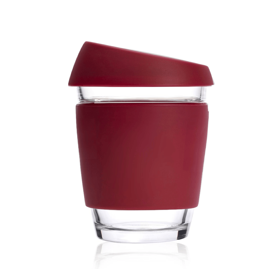 Image of 12oz Red - Wave Glass