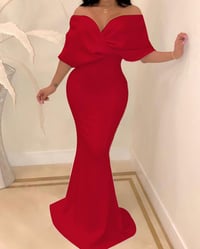 Red Angel Fishtail Dress