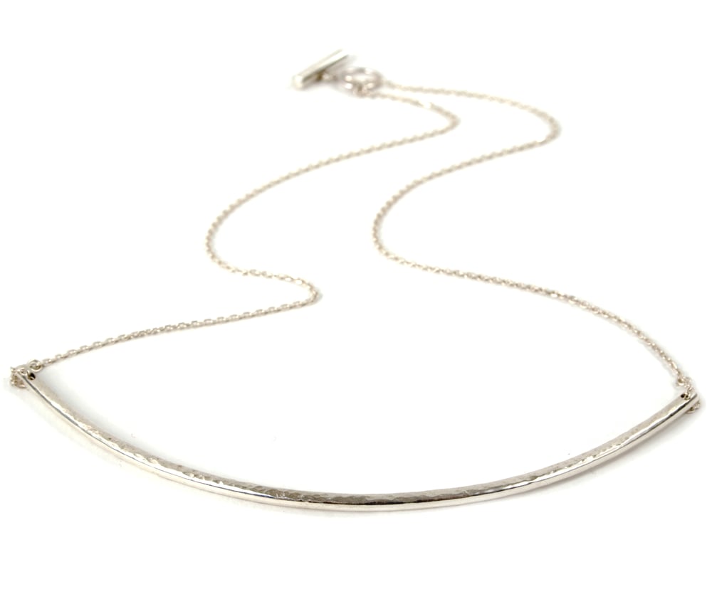 Image of Silver Arc necklace