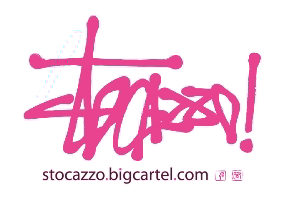 Image of Stocazzo! ® Trasparent Stickers Pack 5pz FREE SHIPPING
