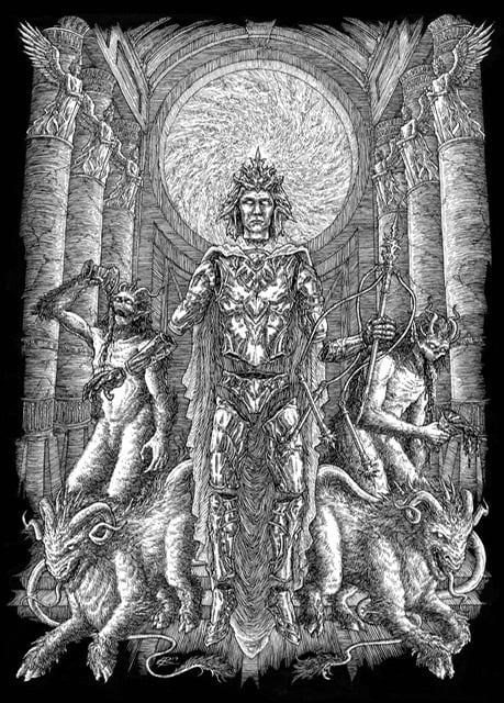 Image of SOLD-“OSIRIS” original MARYLAND DEATHFEST XV artwork 