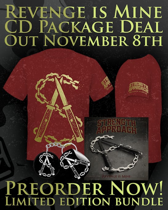 Image of Strength Approach 'Revenge is mine' cd package deal