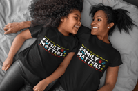 Image 2 of Family Matters Large Logo Black T-Shirt 