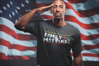 Image 3 of Family Matters Large Logo Black T-Shirt 