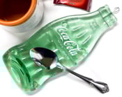 Image of Vintage Coca Cola Melted Bottle Spoon Holder