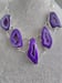 Image of PURPLE WINDOW AGATE NECKLACE