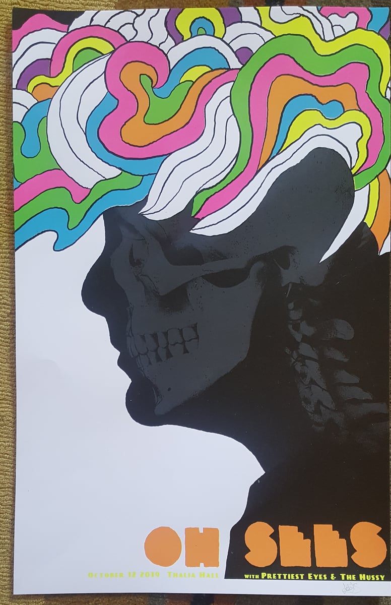 Oh Sees Thalia Hall Night 2 Dead Meat Design Oh Sees Thalia Hall Night 2 Dead Meat Design