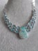 Image of AMAZONITE AND BLUE TOPAZ NECKLACE