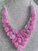 Image of PINK TITANIUM DRUZY NECKLACE