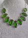 Image of LARGE PERIDOT GEMSTONE NECKLACE