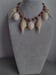Image of SHARK EYE AND GOLD SAND BEAD NECKLACE SET