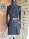 Girl Boss Tuxedo Dress