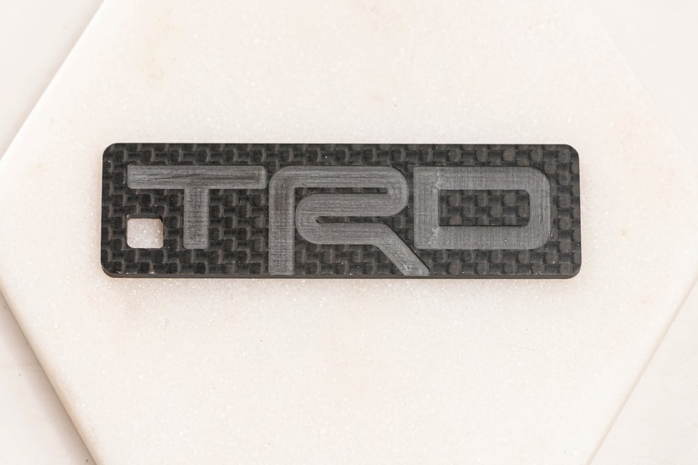 TOYOTA SCION FRS DRY CARBON FIBER KEYCHAIN STYLE 2 TsuTsuTsu