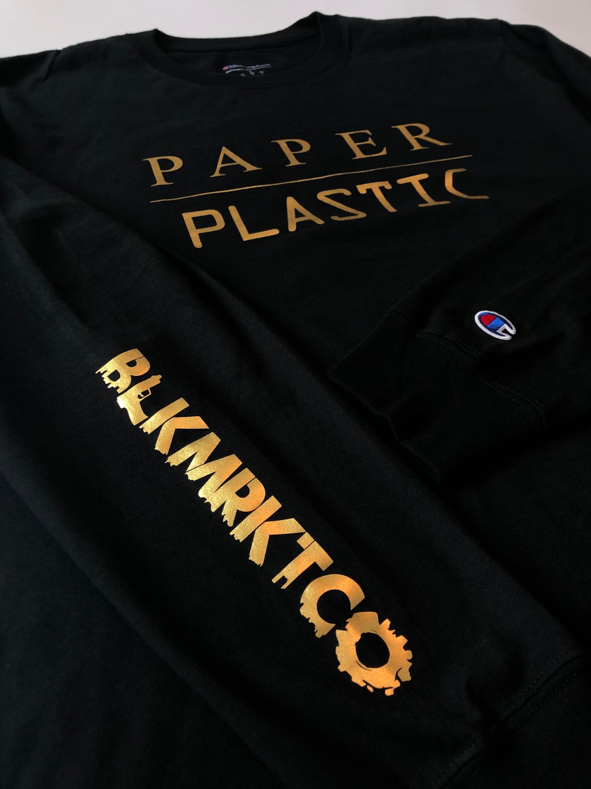 Image of PAPER OVER PLASTIC LONGSLEEVE T SHIRT