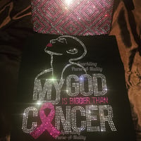Image 1 of "Sparkling" My God is Bigger Than Cancer