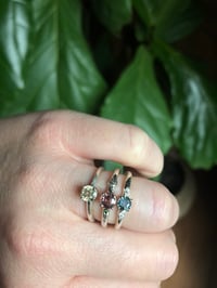 Image 2 of Reserved for M . A custom sapphire engagement ring