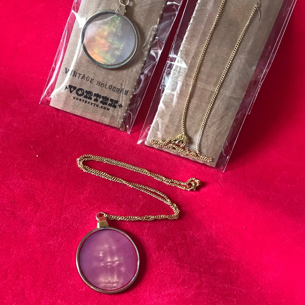 Skeleton Hands Hologram Necklace