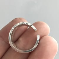 Image 2 of Open moon ring
