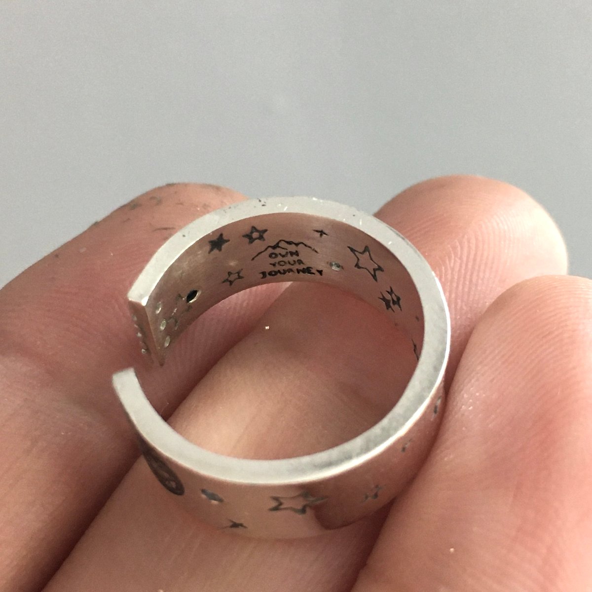 Image of Open moon ring