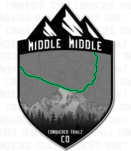 Image of "Middle Middle" Trail Badge