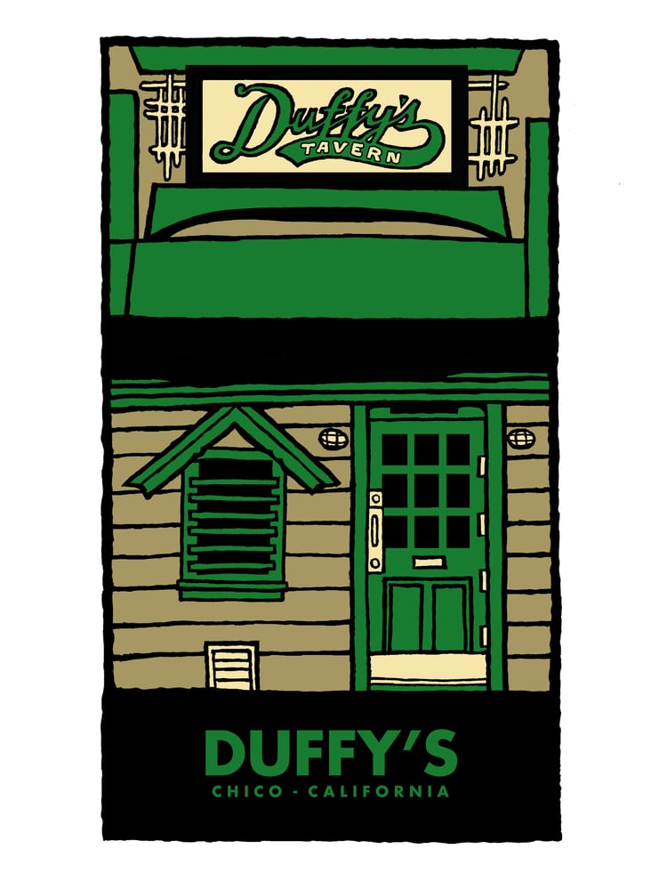 Image of Duffy's Chico Legend 18" x 24" glide print