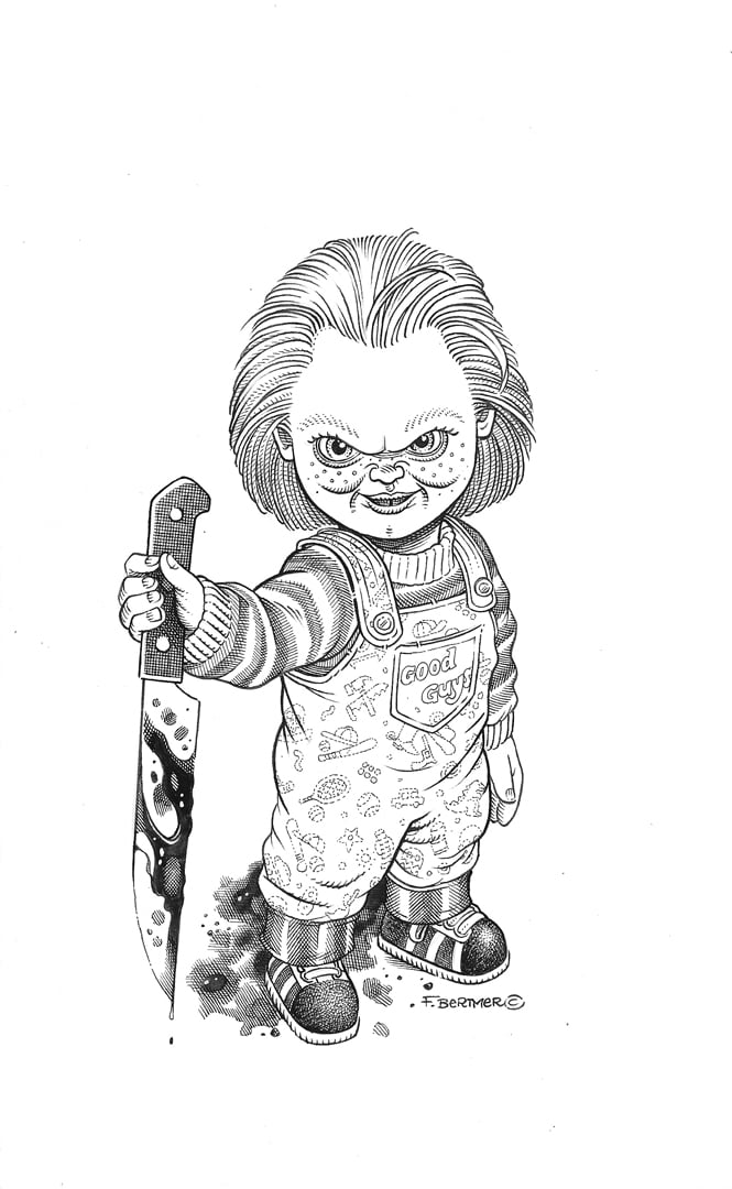 Image of Chucky - Original Art